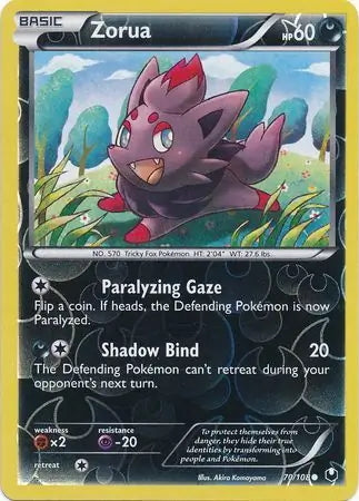 Dark Explorers Zorua #70/108 reverse holo